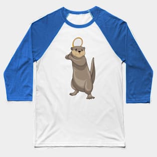 Otter Tennis Tennis racket Baseball T-Shirt